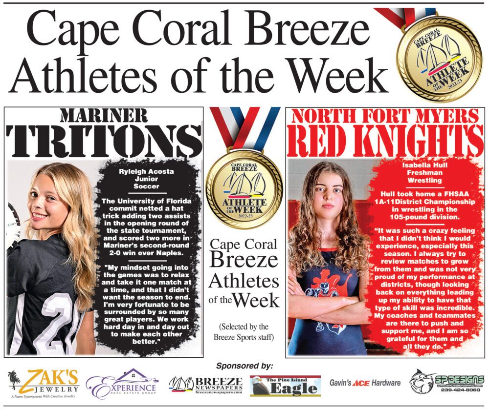 Athletes of the Week 2/17/23 News, Sports, Jobs North Fort Myers